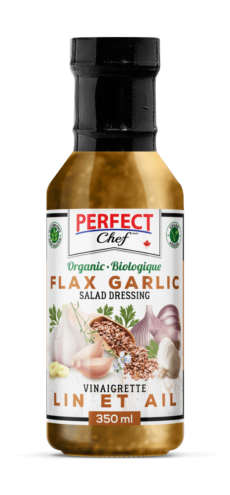 Perfect Chef Organic Flax Garlic Dressing