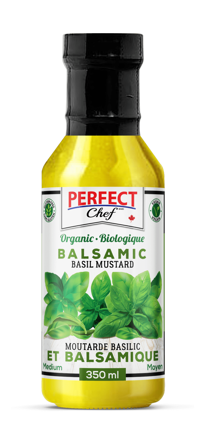 Perfect Chef Organic Balsamic Basil Mustard