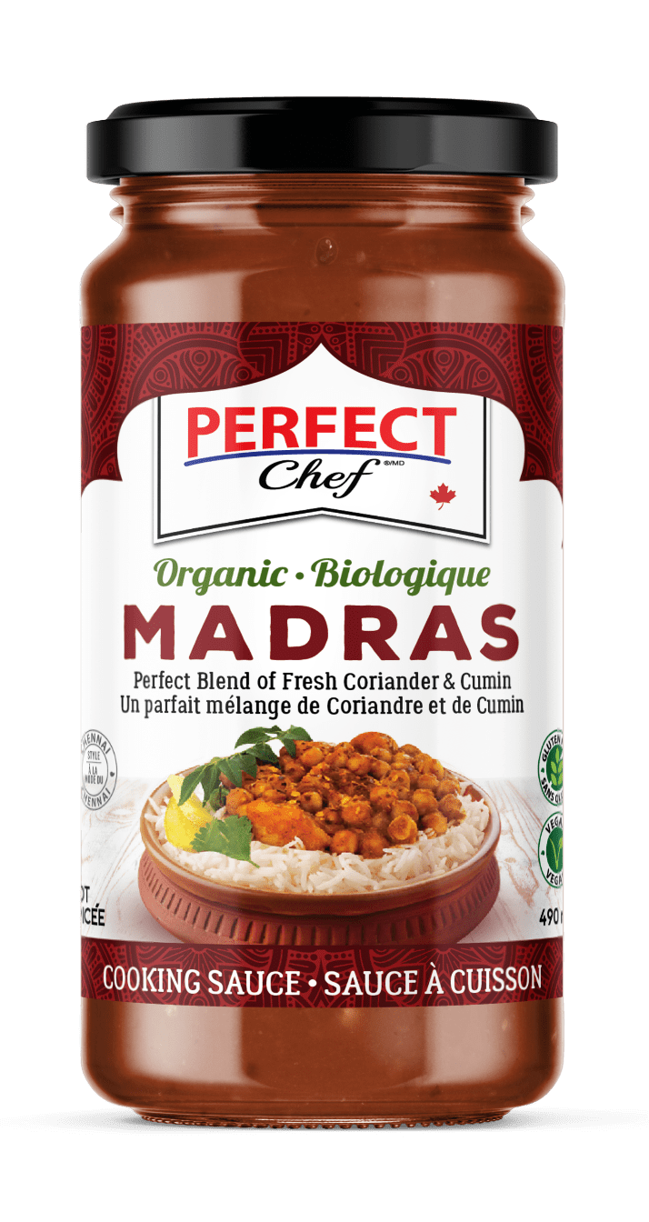 Perfect Chef Organic Madras Indian Cooking Sauce