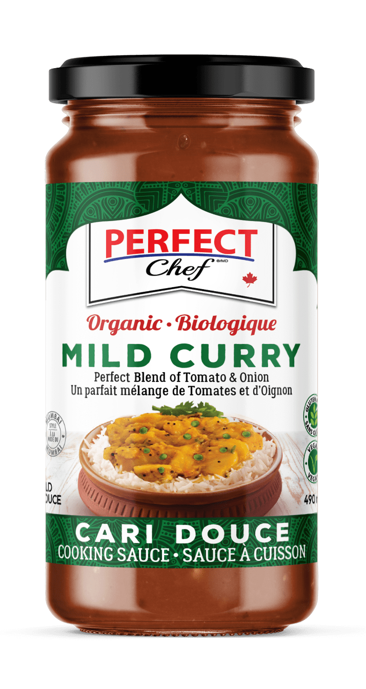 Perfect Chef Organic Mild Curry Indian Cooking Sauce